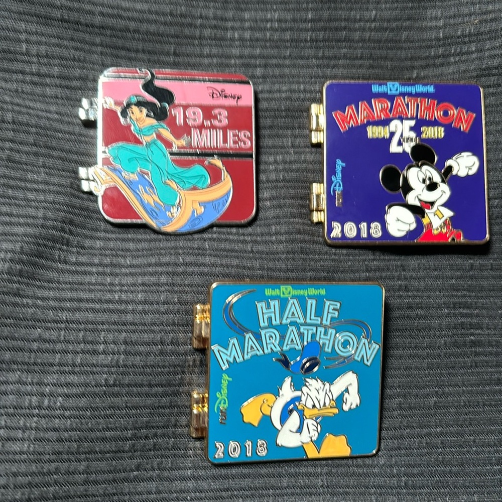 RunDisney Limited Release Marathon Races Disney Pins
